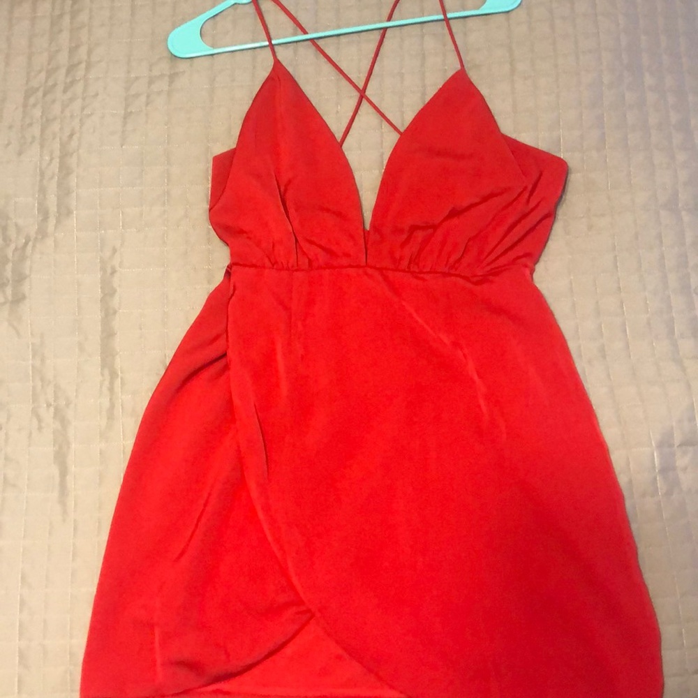 Red dress